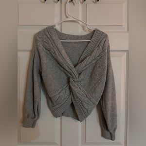 Fashion Nova - twisted knitted sweater